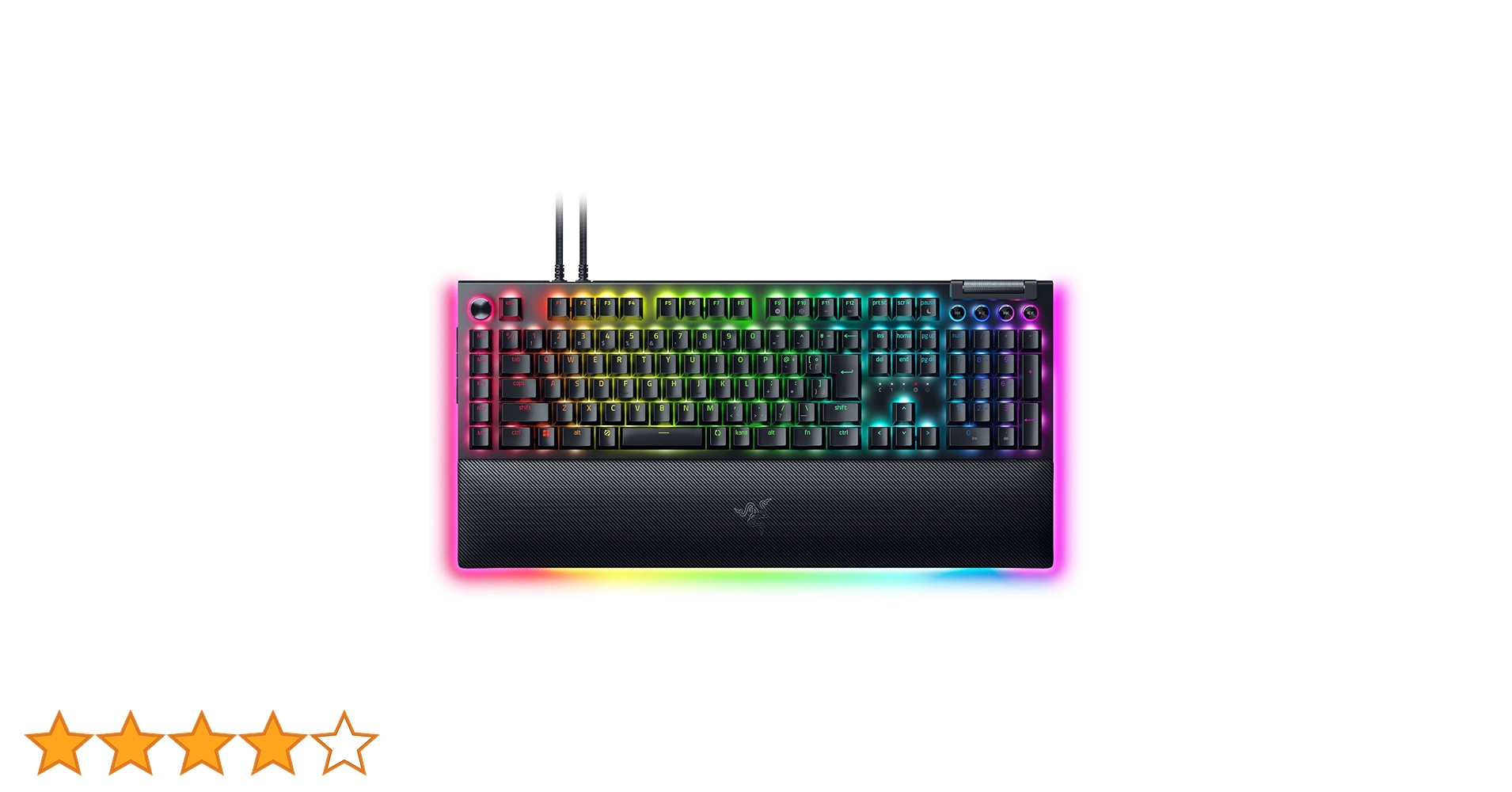 Razer BlackWidowV4Pro キーボード(グリーン軸) ブラック Razer BlackWidow V4 Pro JP Green Switch ブラックウィドウ